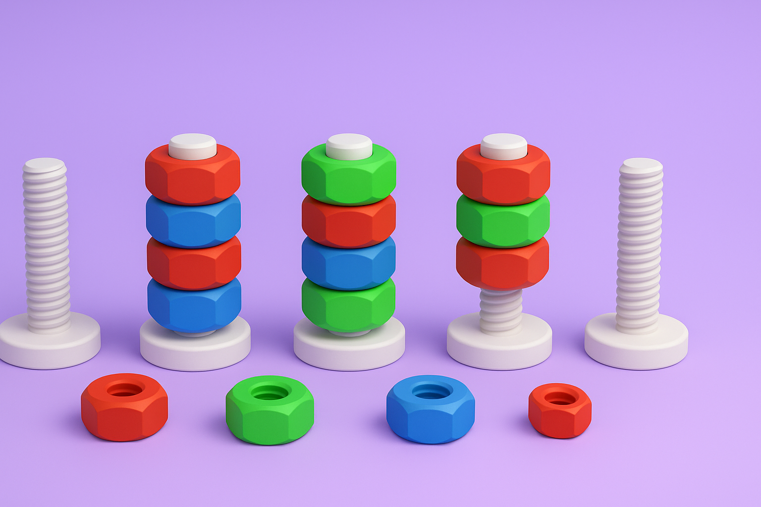 Crazy Nuts Sort Screenshot 1